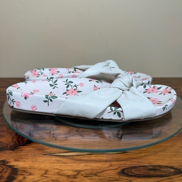 Draper James Stella Slide Sandal white in size 7 - Picture 7 of 16